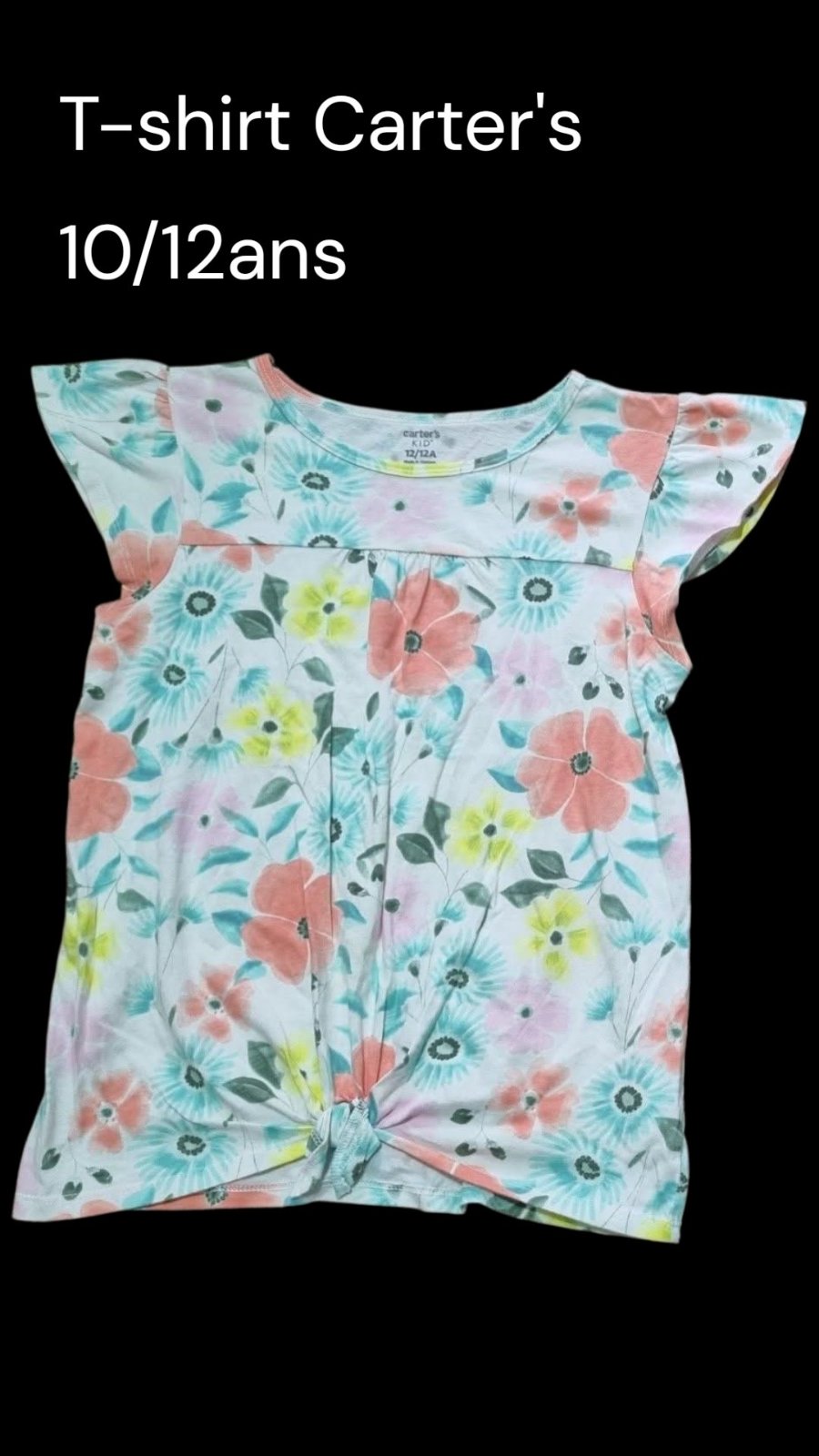 Tshirt à noeud Carter's 10/12ans