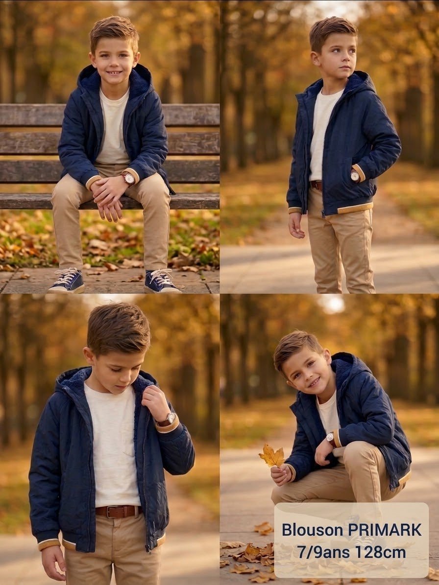 Blouson à capuche léger imperméable PRIMARK 7/9ans
