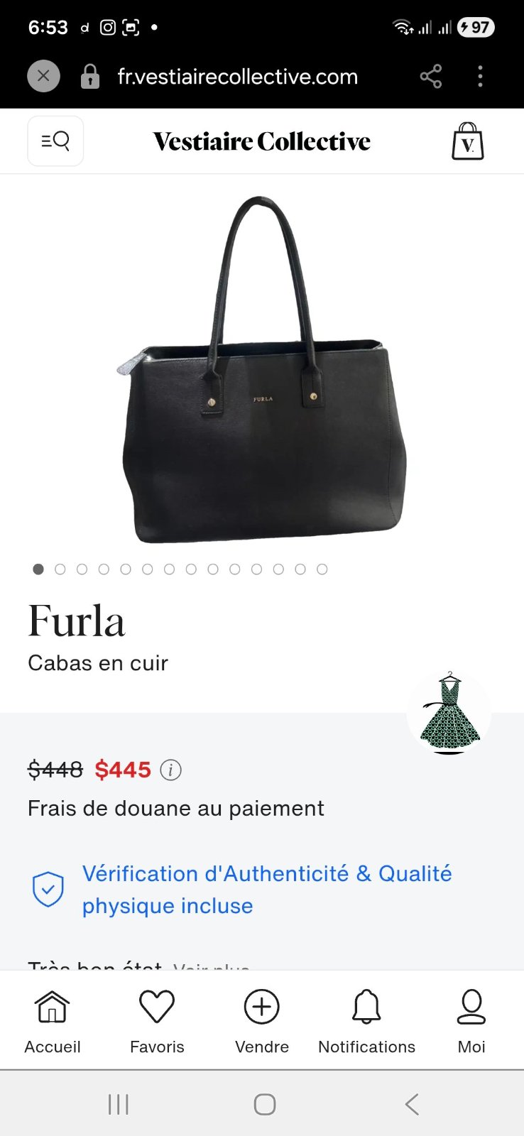 Sac a Main FURLA IMPORTÉ