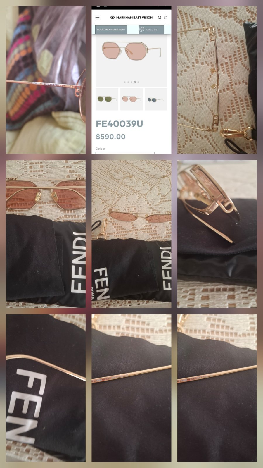 Lunette Fendi Authentique importée France