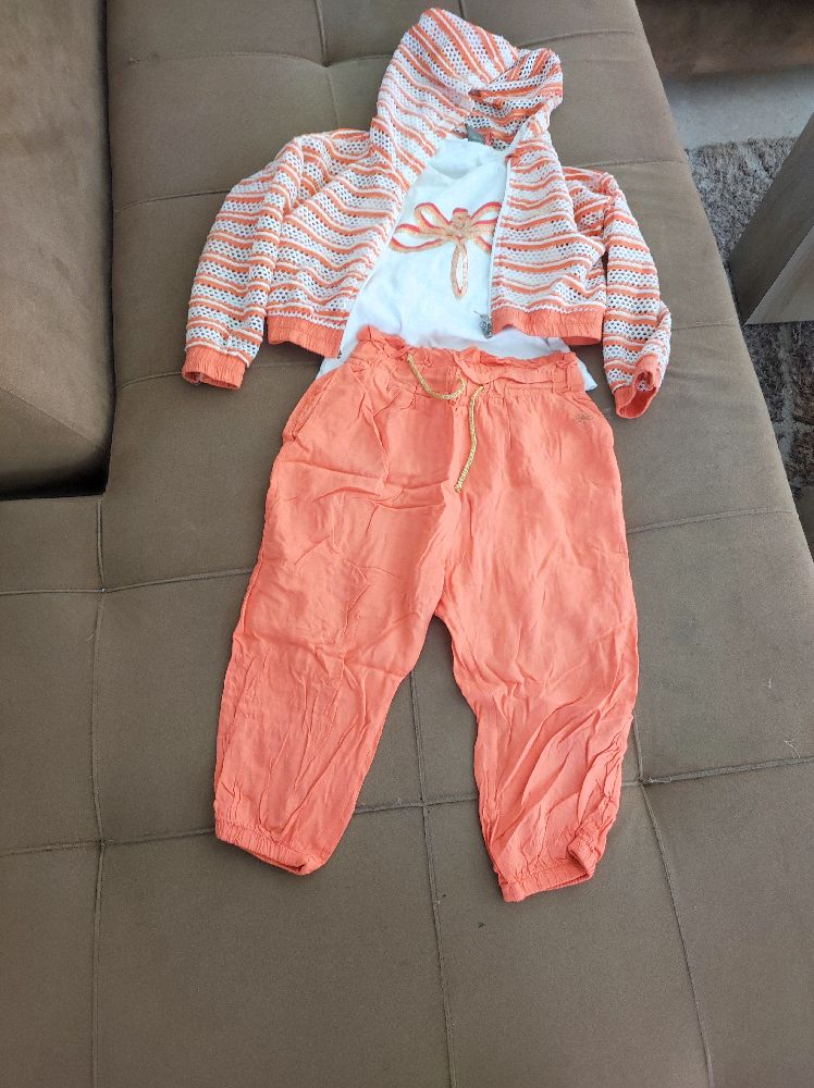 3 pièces Orange 