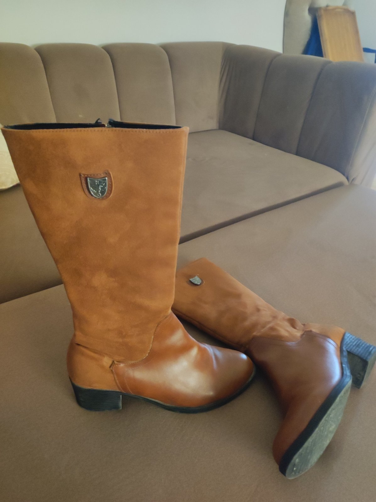 Bottes marron 