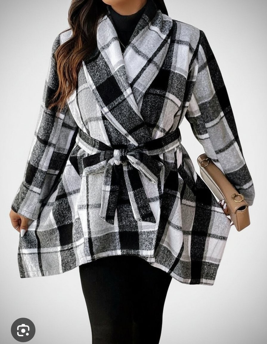 Veste femme carreaux 