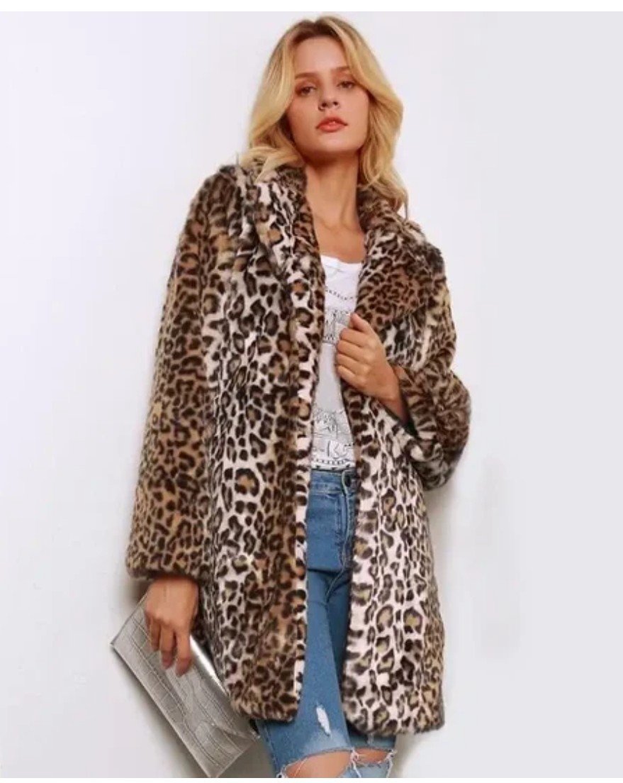 Manteau léopard 