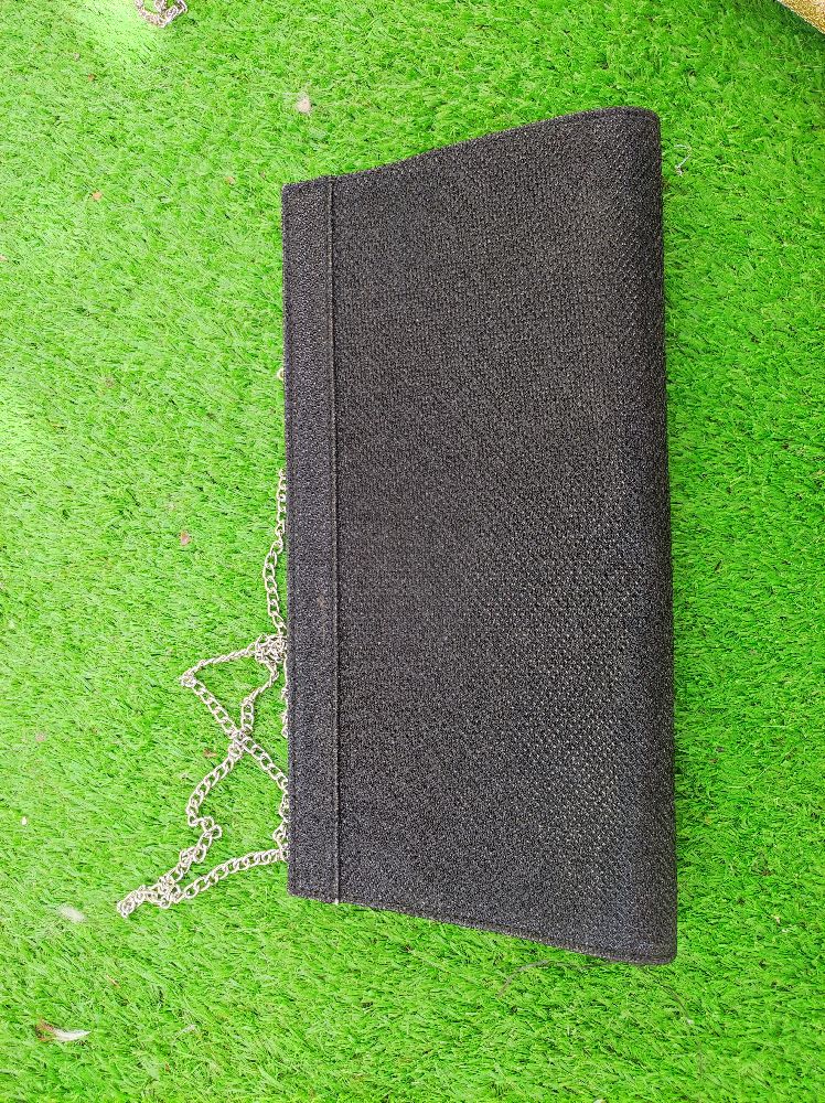 pochette noir soirée 