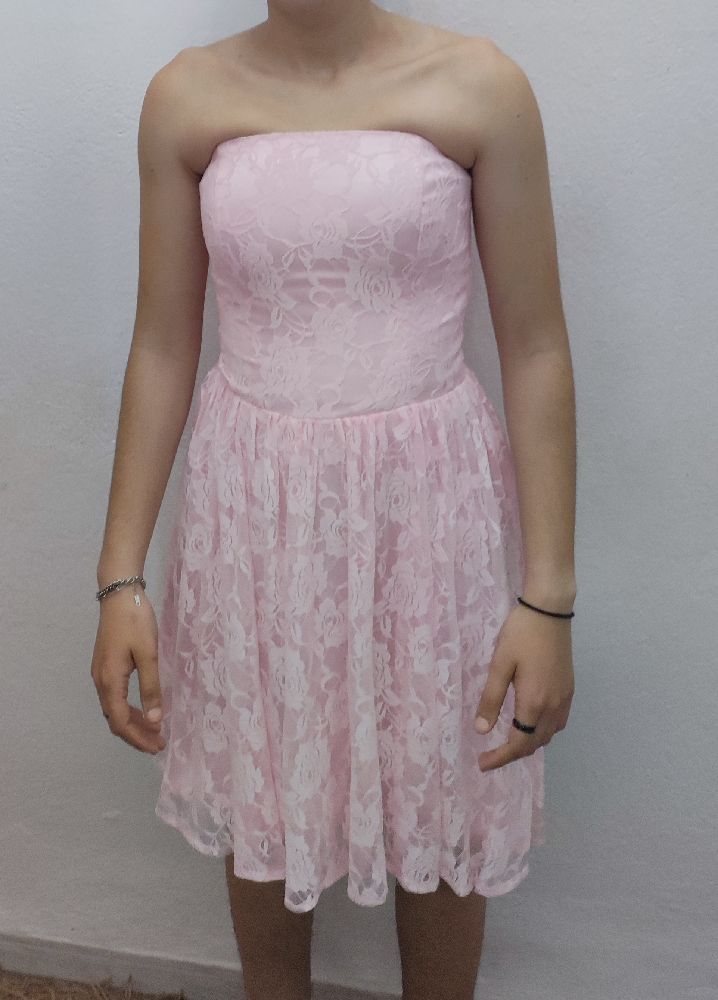 Robe bustier dentelle 