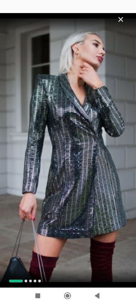 Robe blazer soirée 