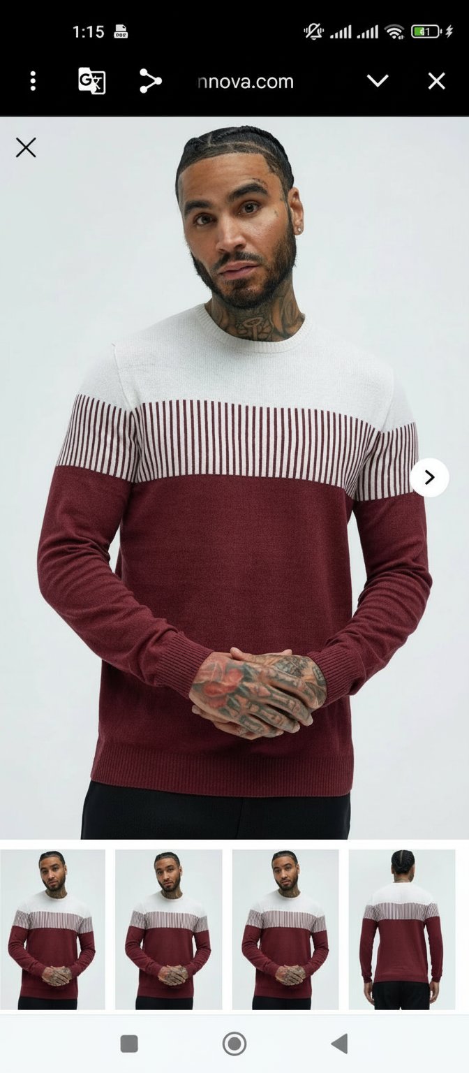 Pull homme laine 