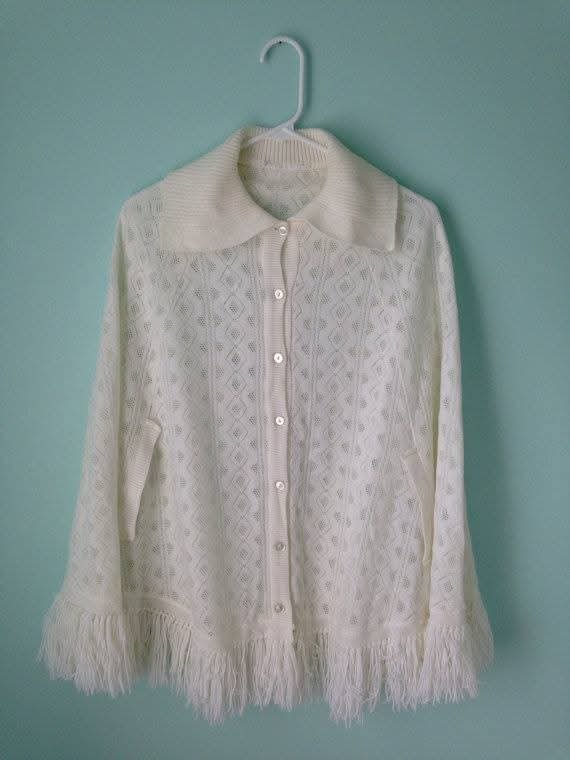 Cardigan poncho 