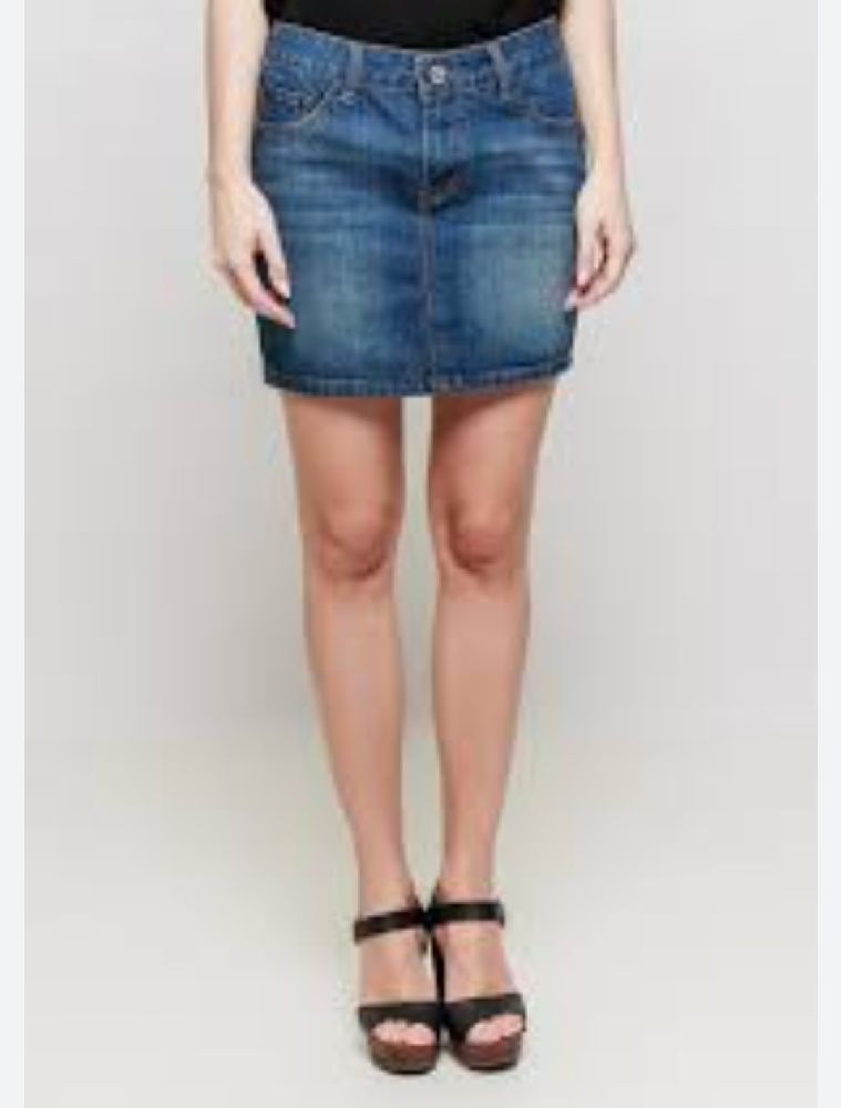 Mini jupe jean h&m