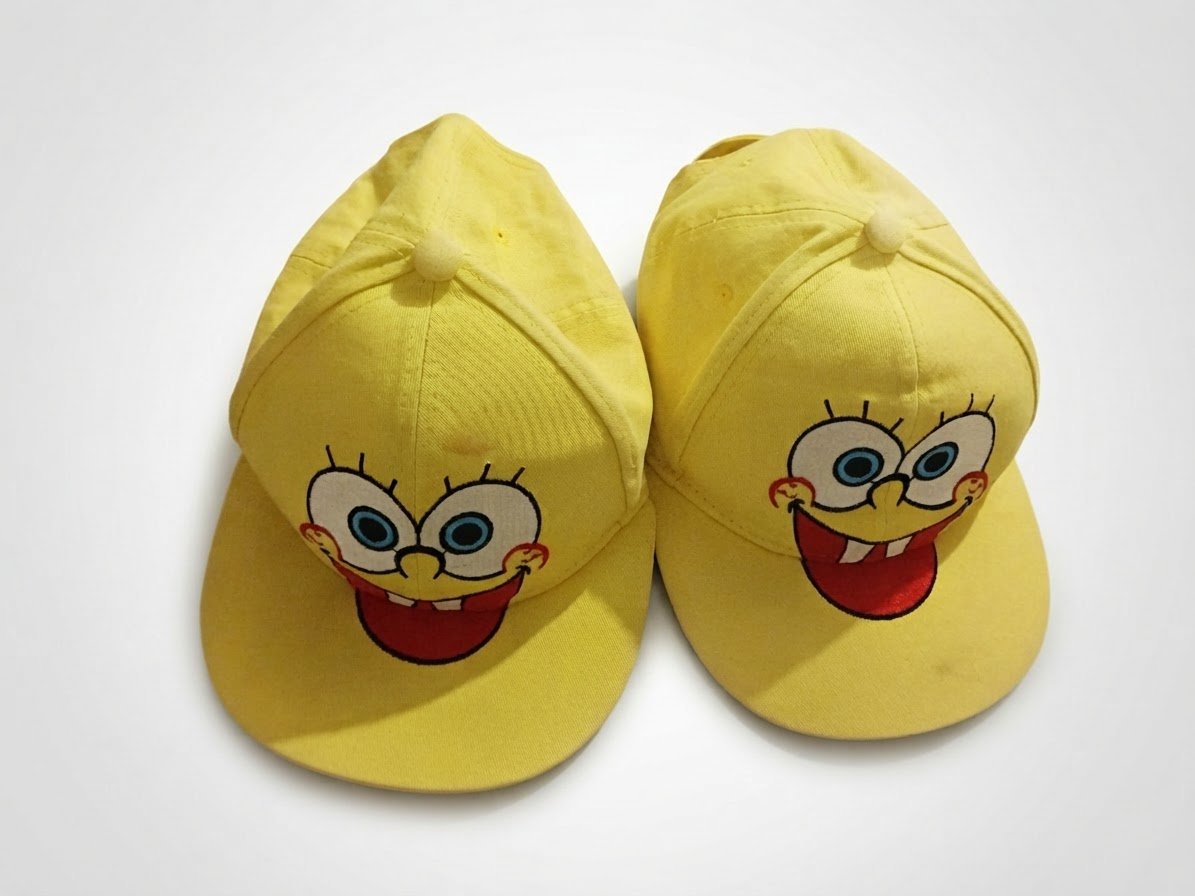 Deux casquettes spong bob