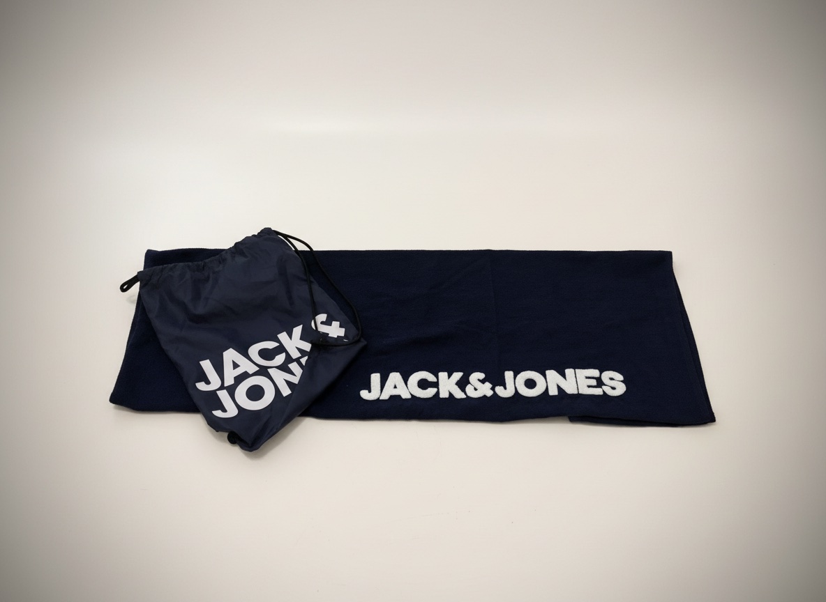 Serviette de plage jack&jones + sac 
