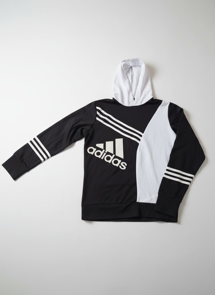 🔥💯Hoodie Adidas Noir & Blanc - Style Sport Chic🔥