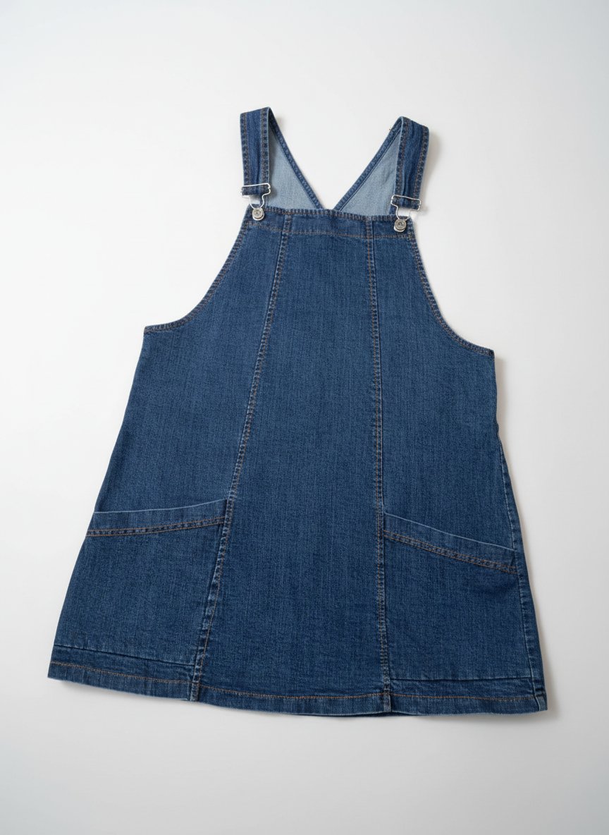 Salopette Short en Jean - Look Frais & Décontracté
