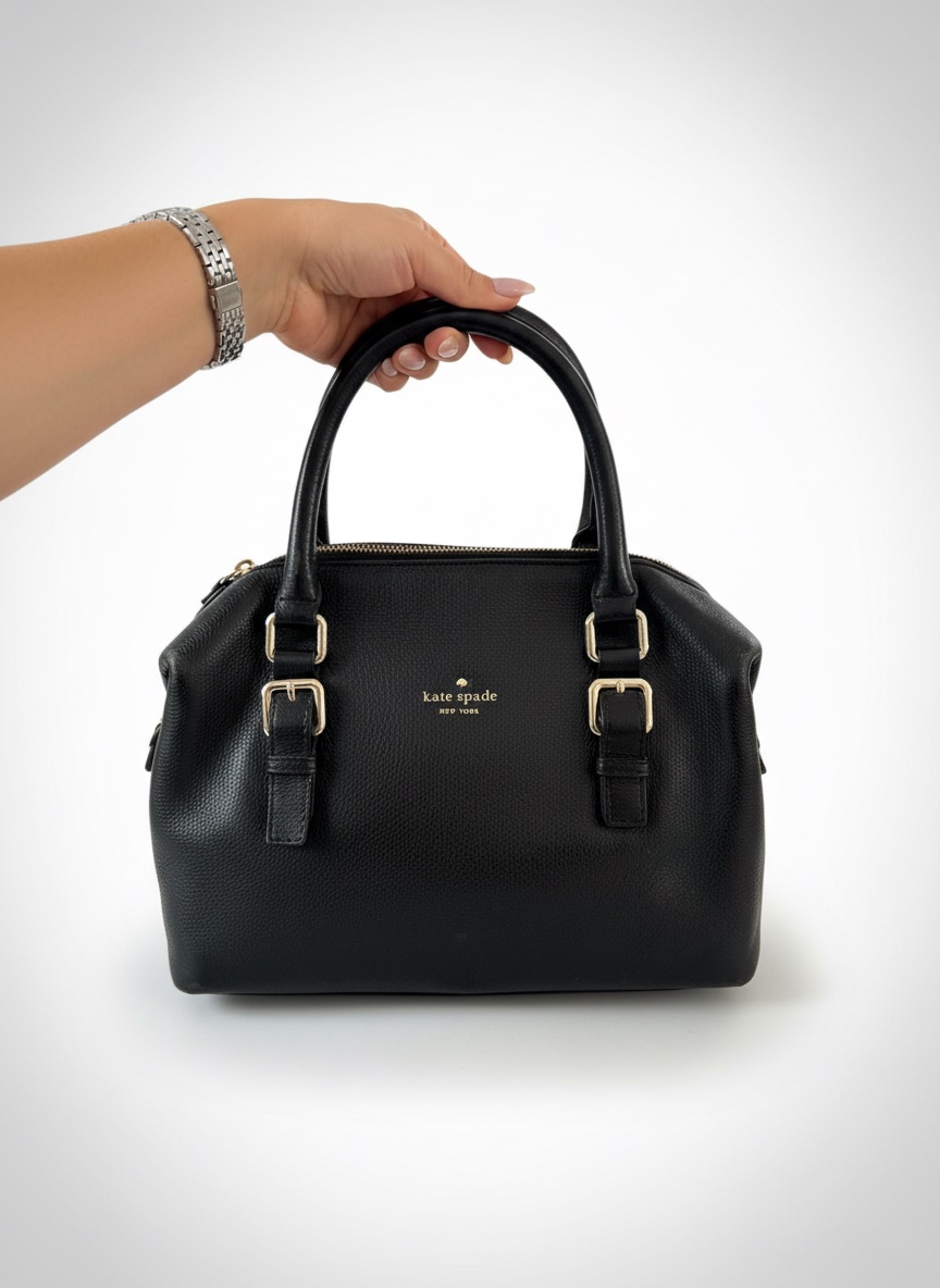 Sac cuir noir