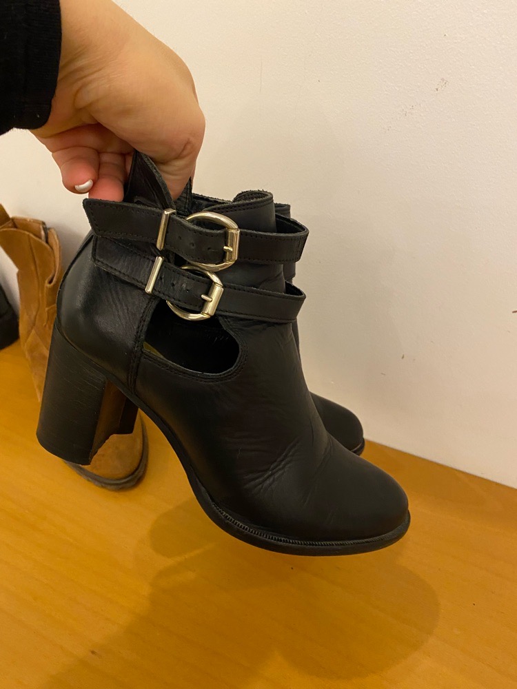 Bottines cuir