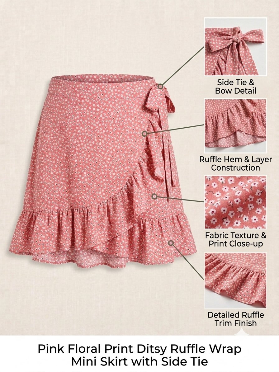 Jupe rose
