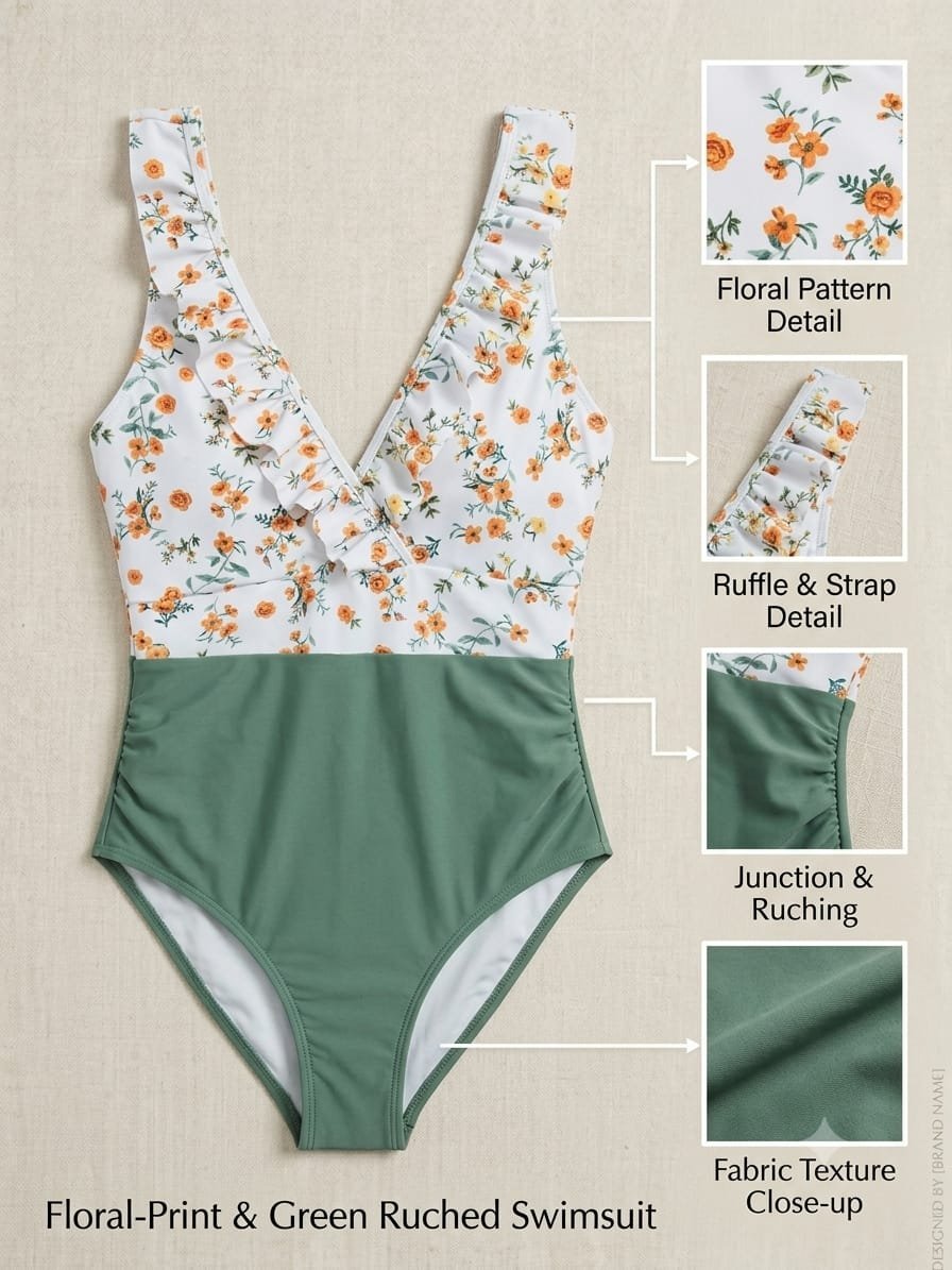 Maillot fleurie