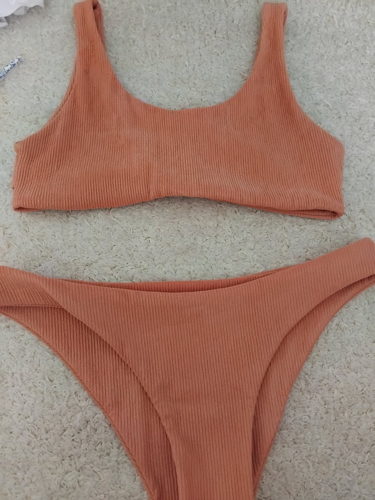 Bikini saumon rose taille s shein