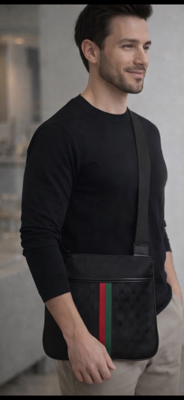 Sac bandoulière noir