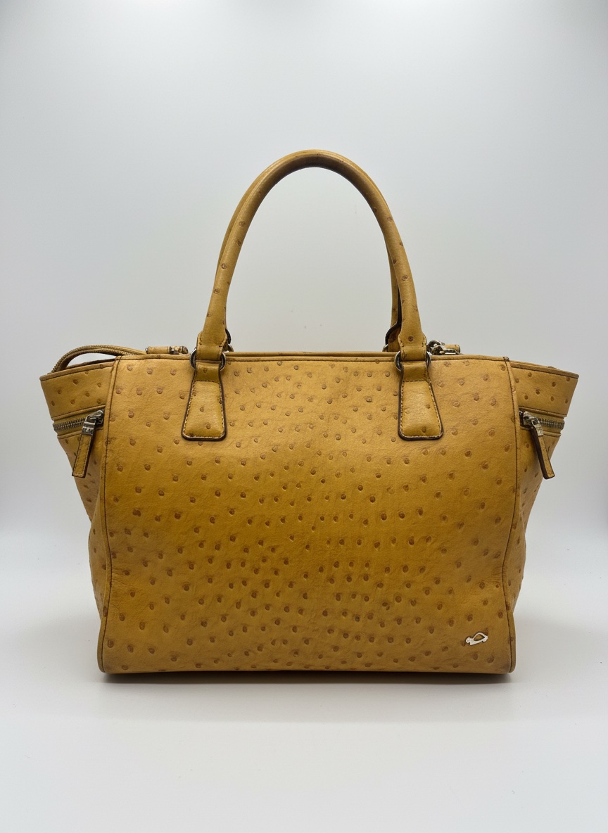 Sac carpisa couleur moutarde grand format