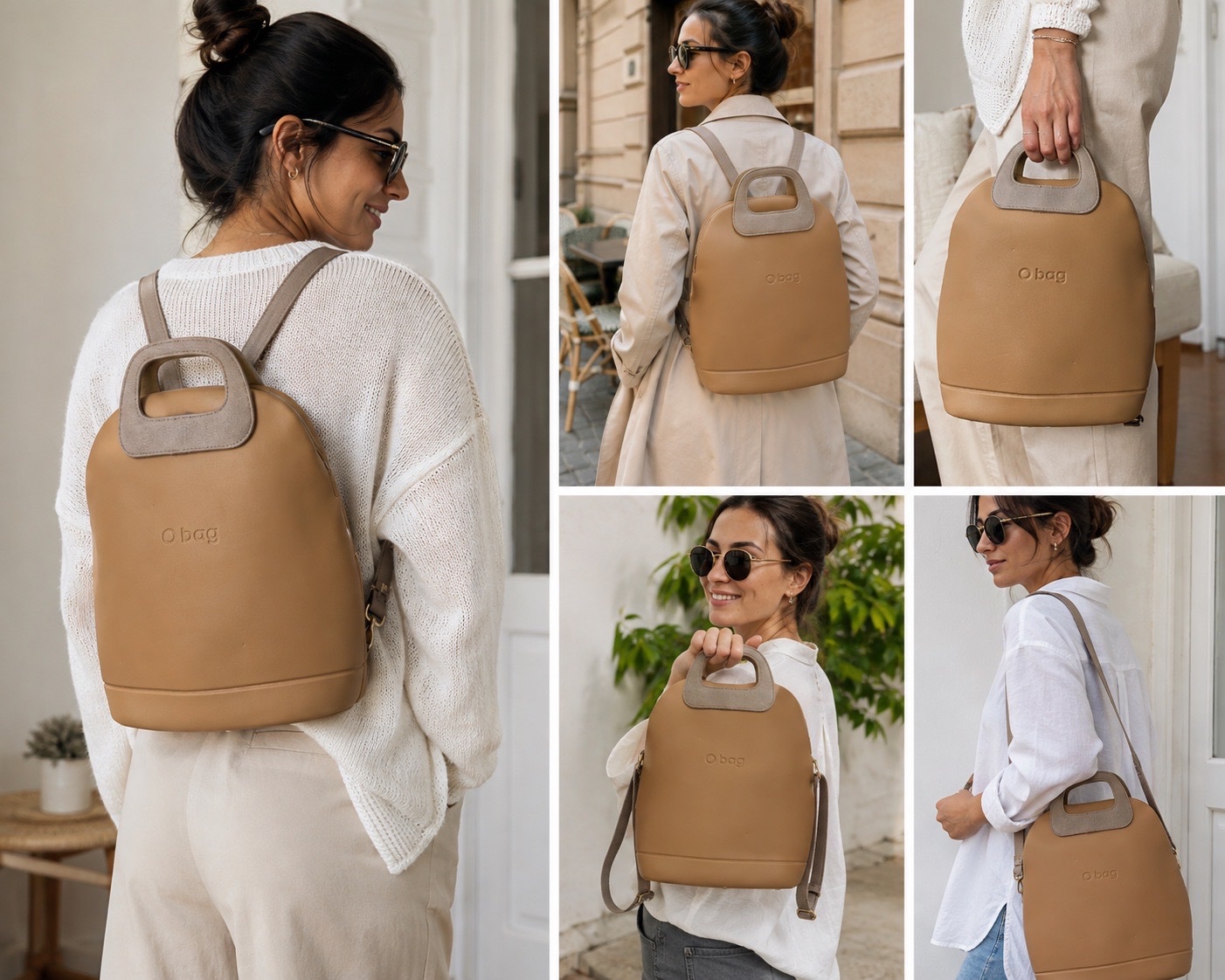 Sac à dos convertible de la célèbre marque italienne O bag