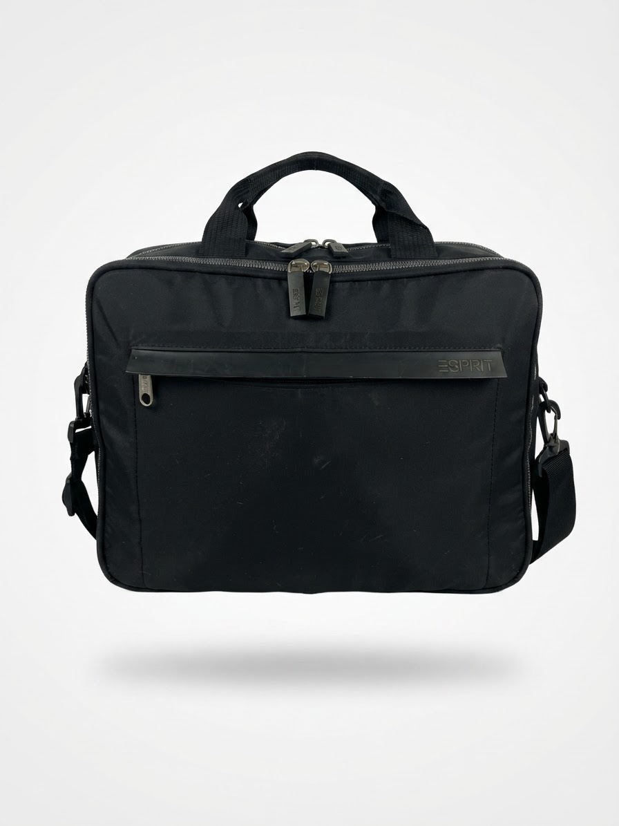 Sacoche pour ordinateur portable noire de la marque Esprit