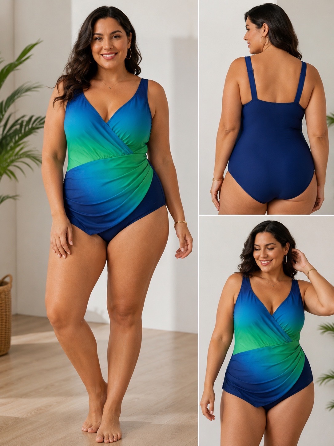 Maillot de bain une pièce LASCANA – Taille 48 – Très bon état