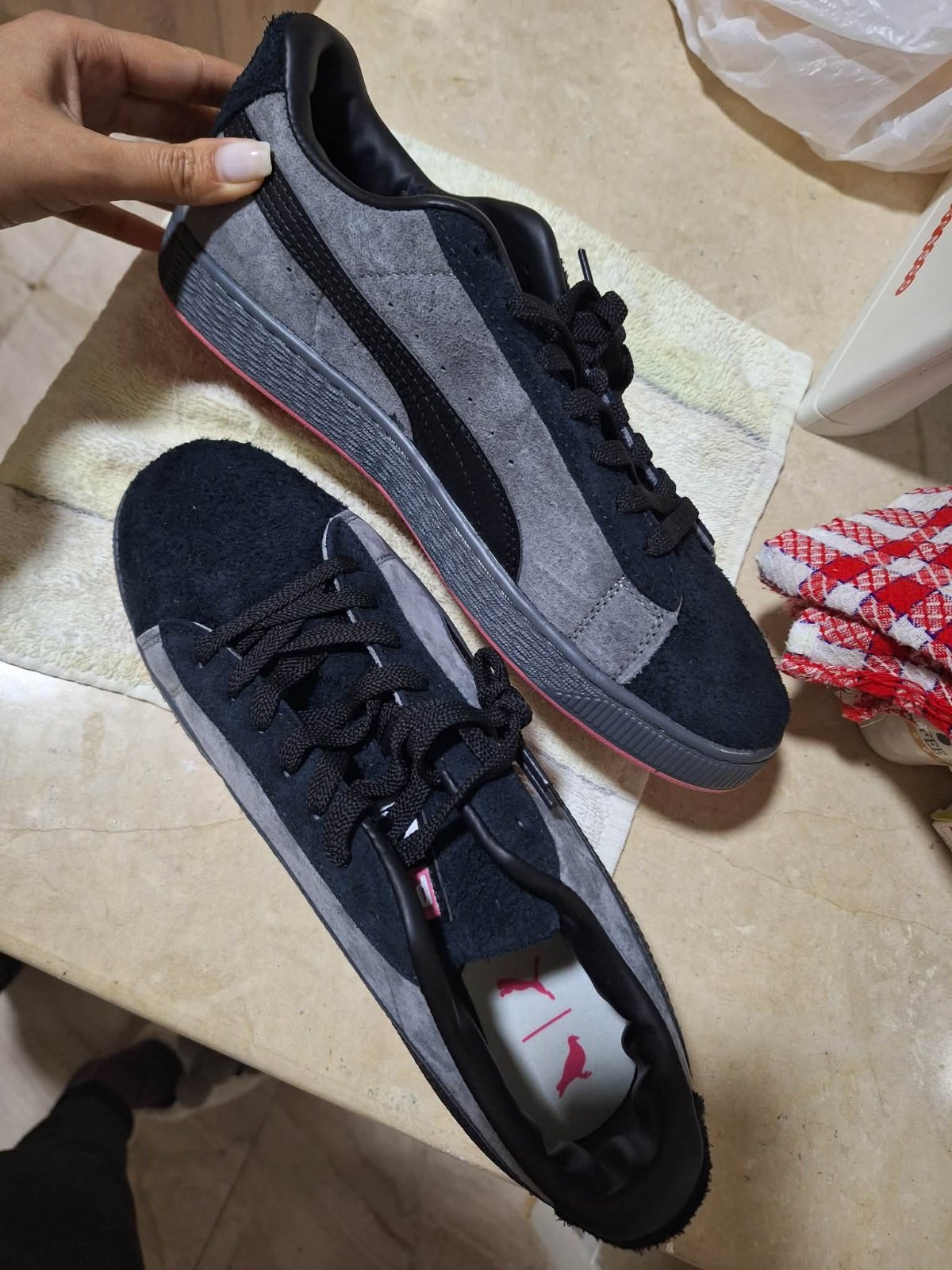 Basket Puma suede staple Black shadow 