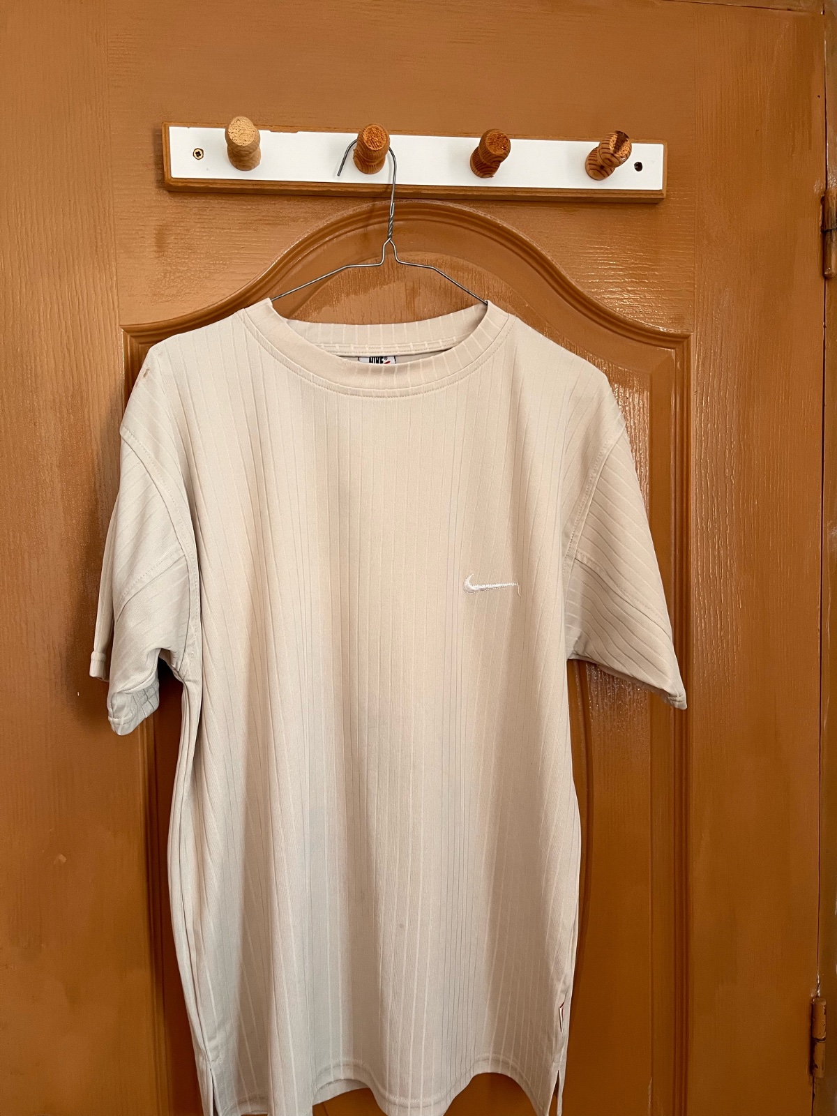 Itre de l'annonce : T-shirt Vintage Nike - Beige/Crème - Taille M