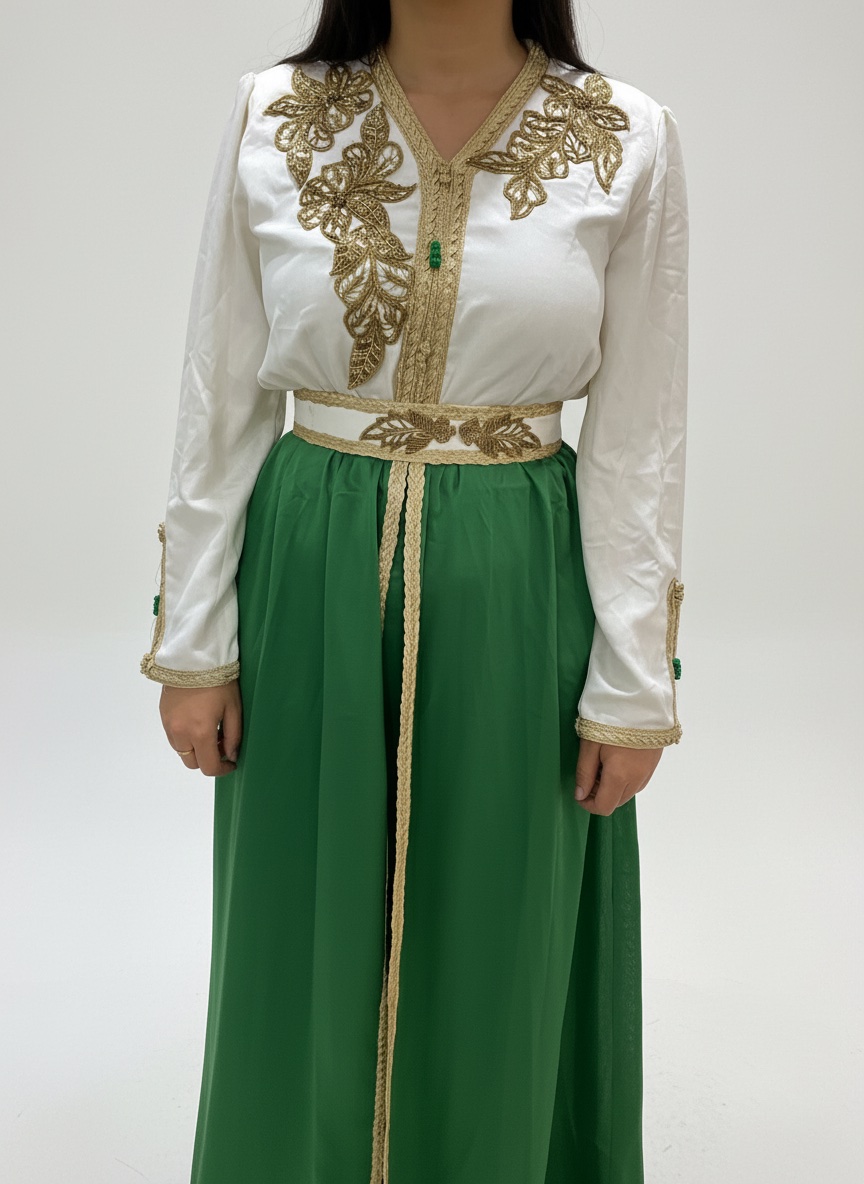 Robe traditionnelle élégante à ve