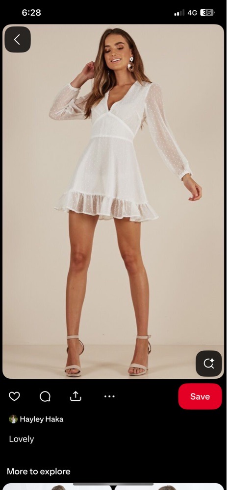 Robe blanche 🤍