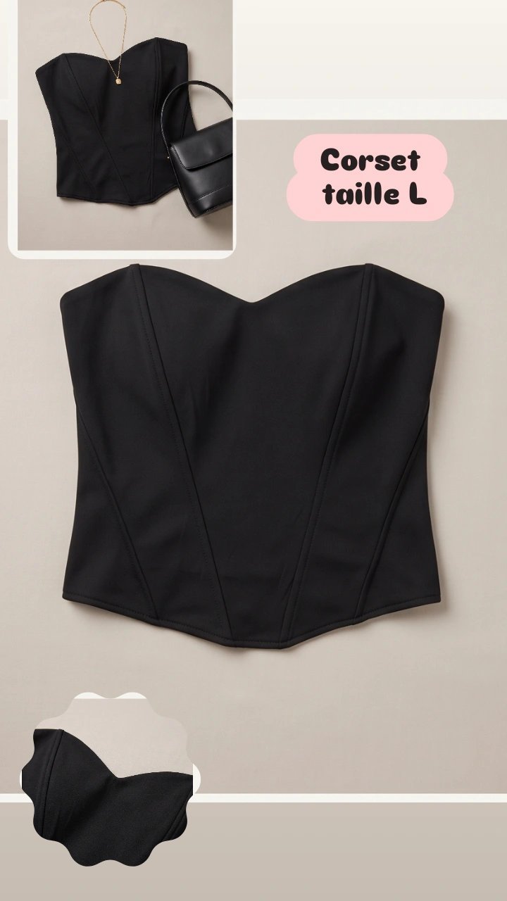 Corset noir 