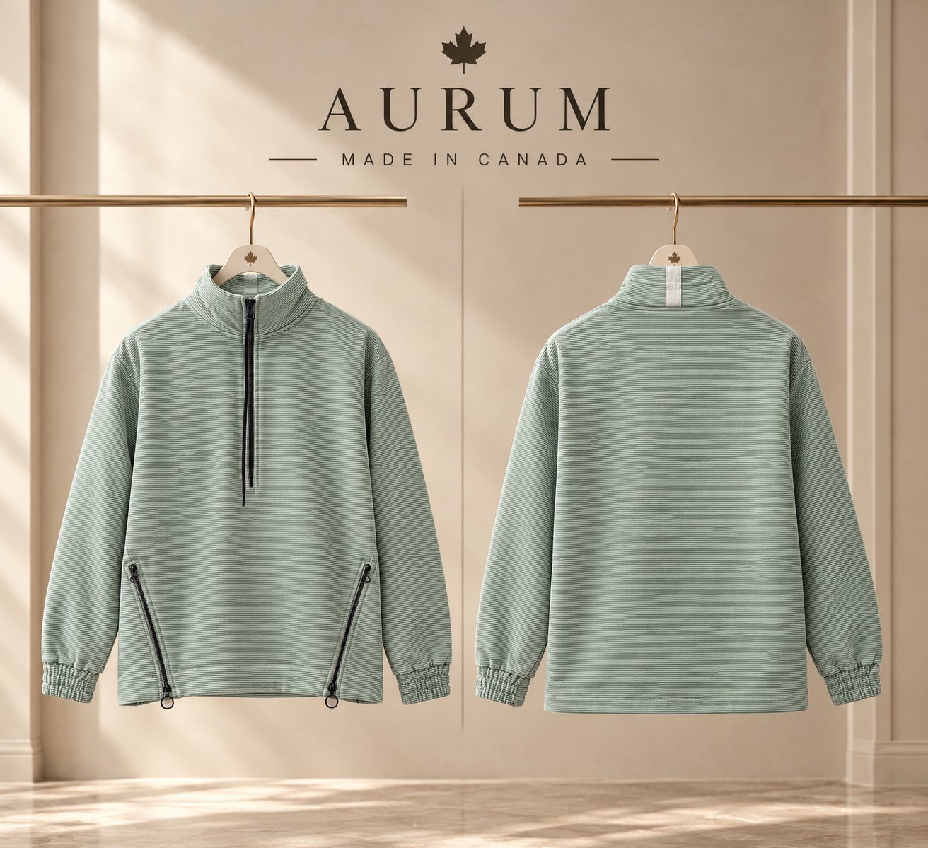 Pull Aurum unisex Made in Canada Taille S importé 