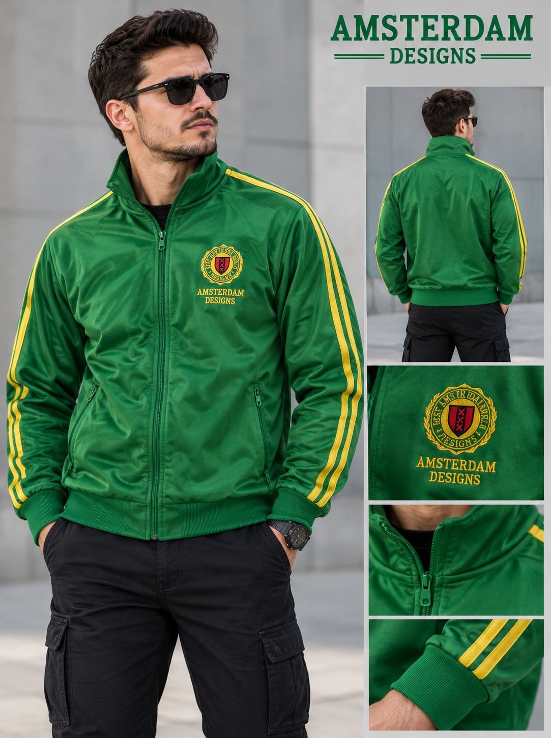 🟢 Veste Amsterdam Designs taille M zn très bonne état 