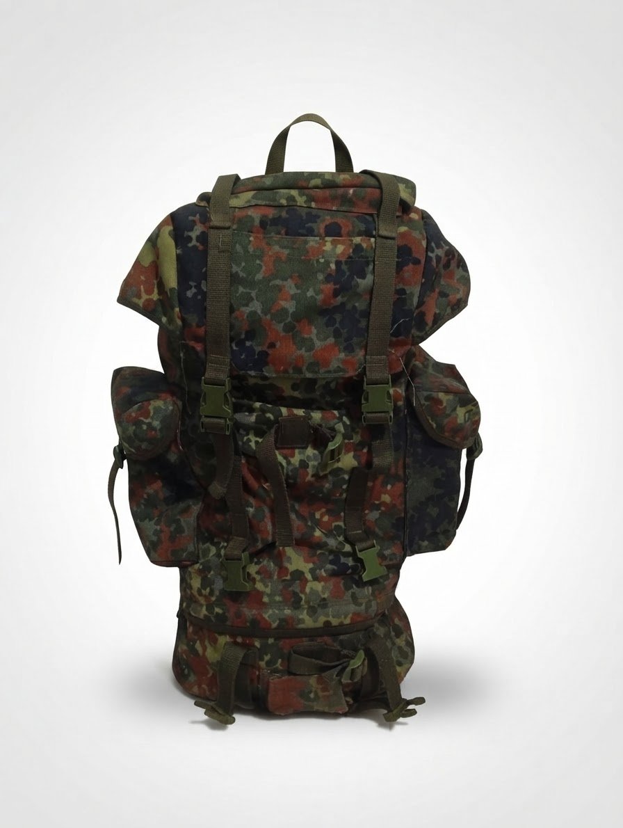 Sac à dos militaire camouflage Flecktarn