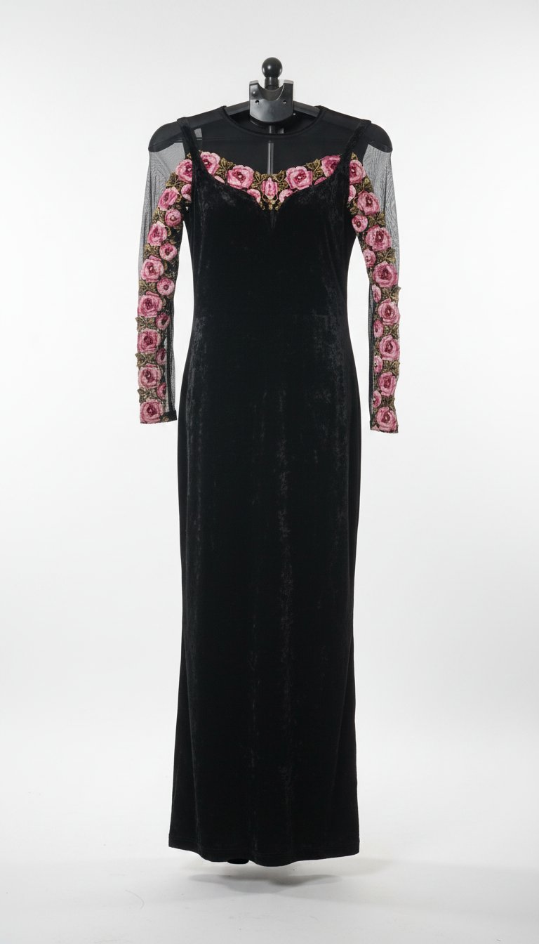 Robe noir dain taille 38