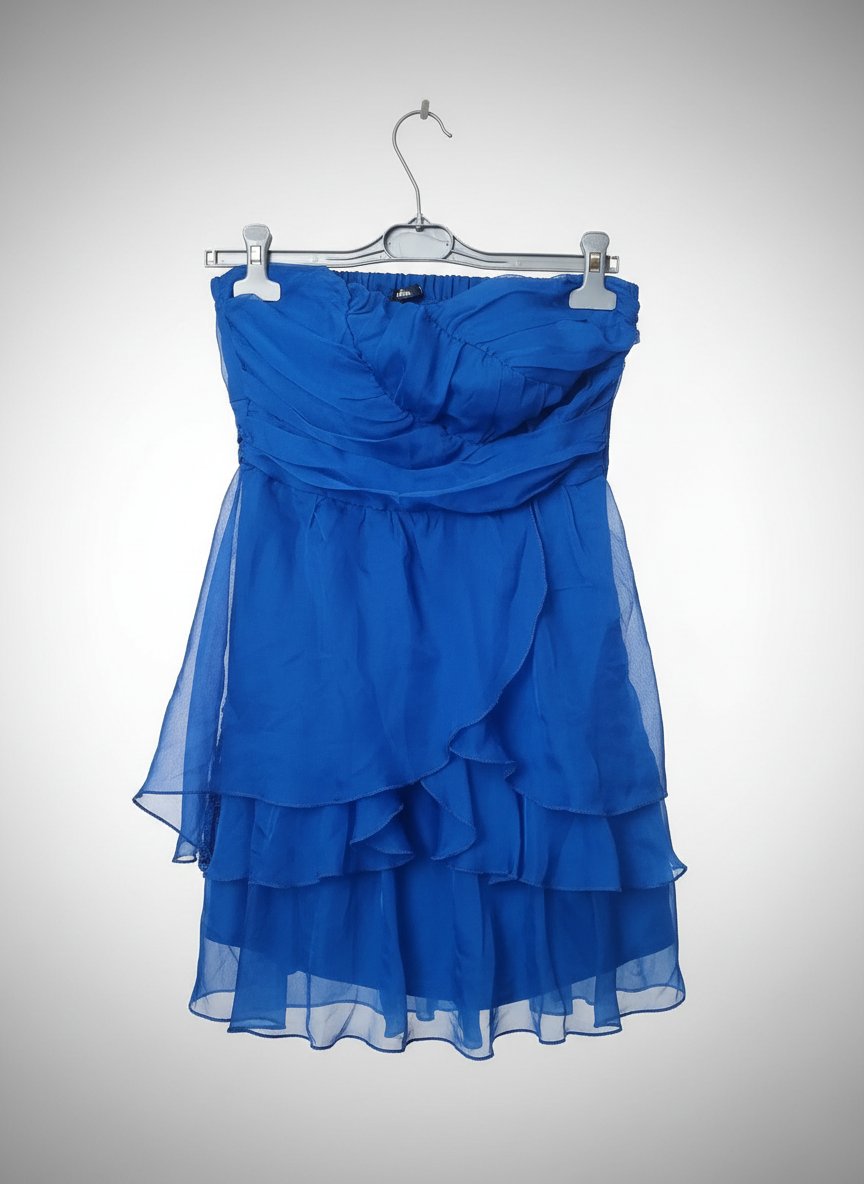 Robe soirée en mousseline taille s