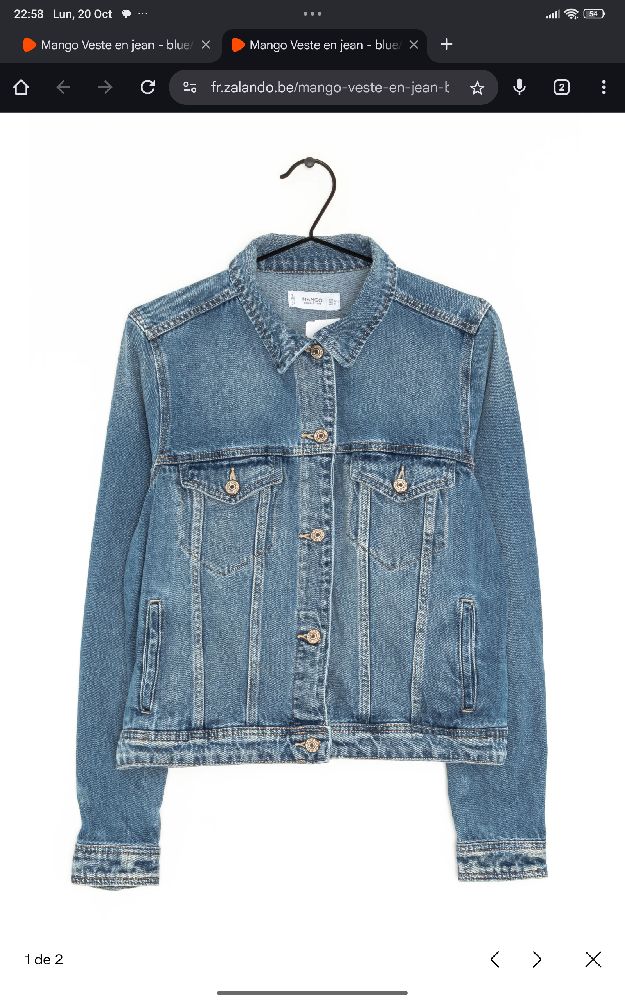 Veste djean 