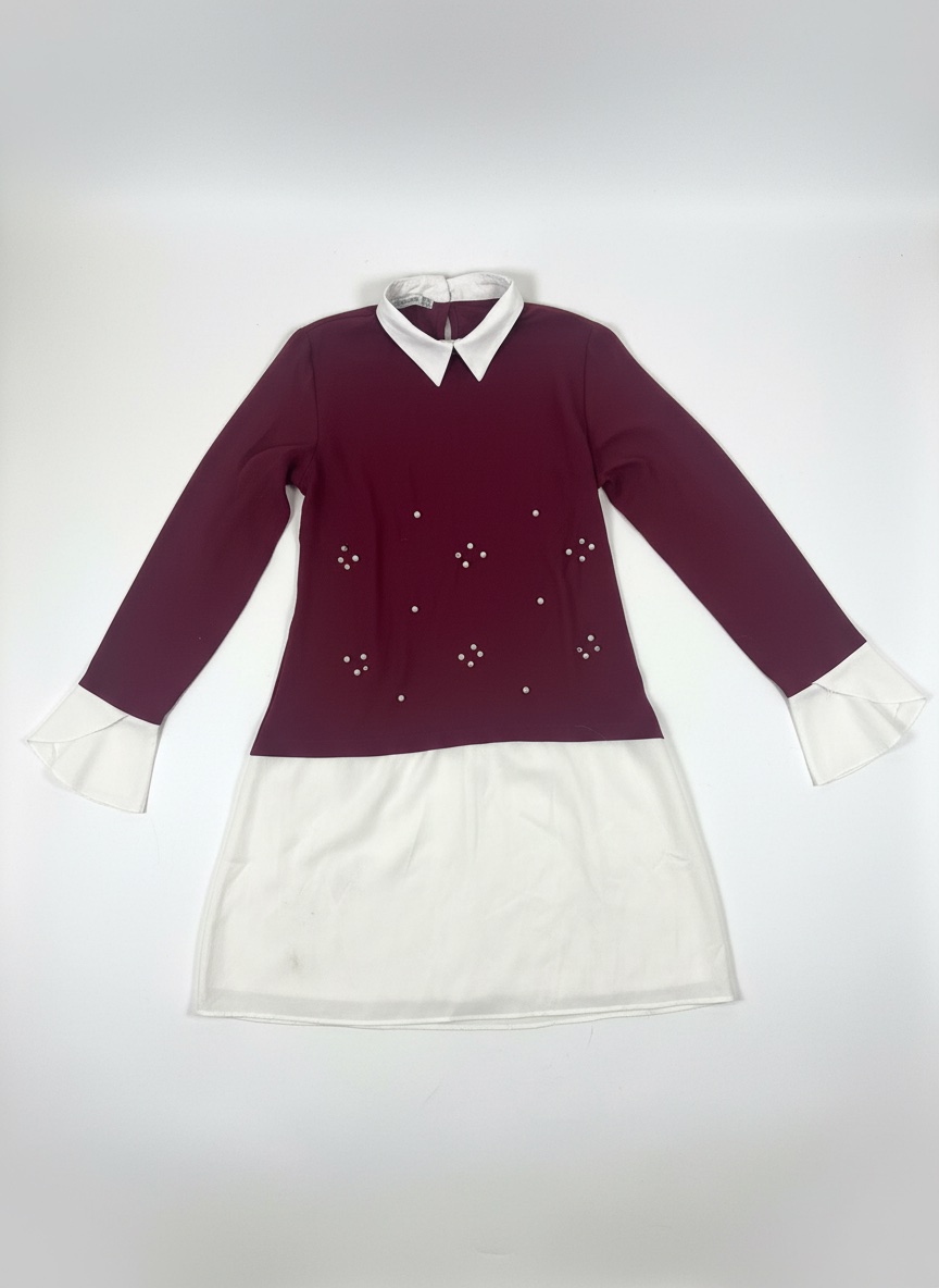 Pull Chemise Burgundy 