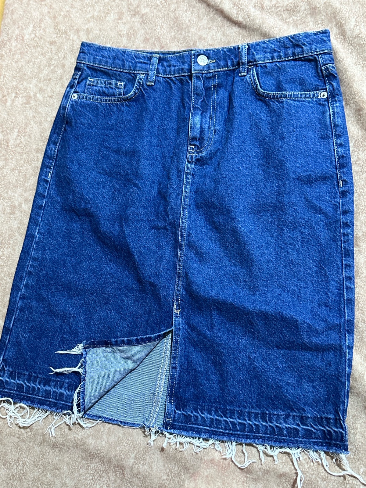 Jupe bleu dechiré yhabel 