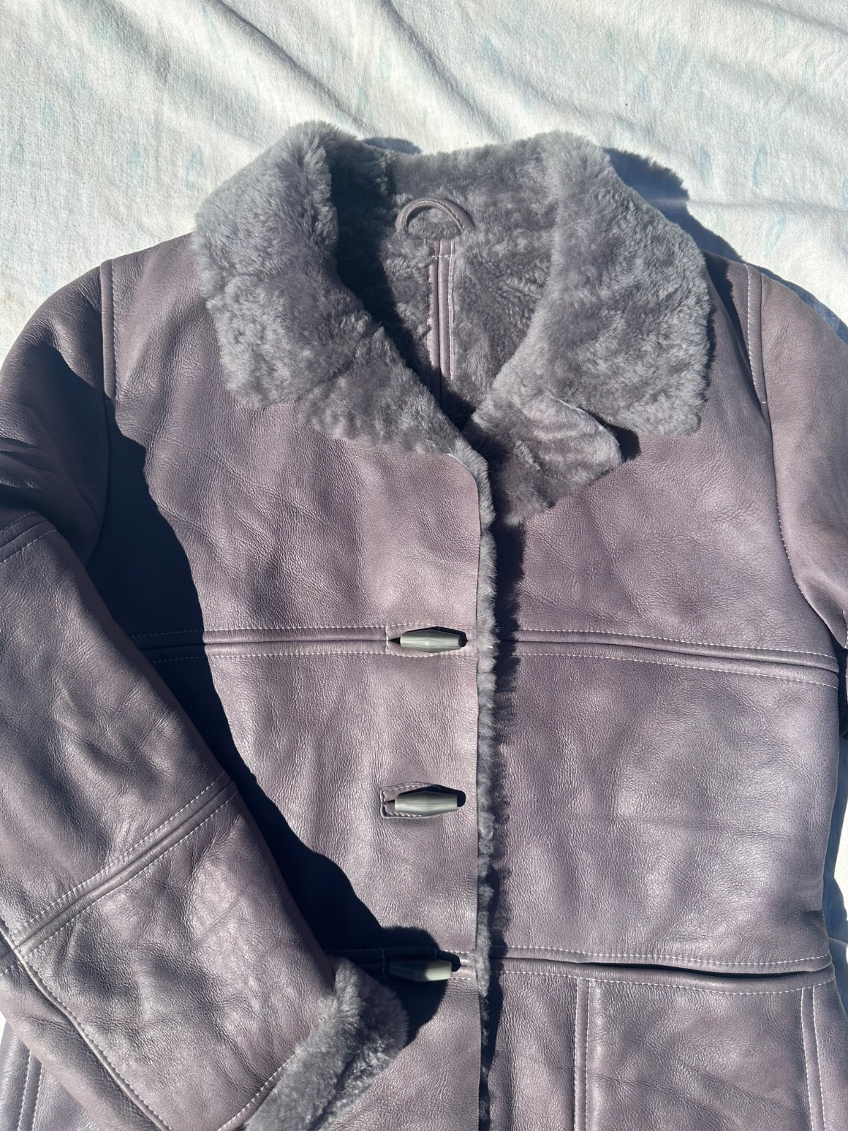 Manteau en cuire