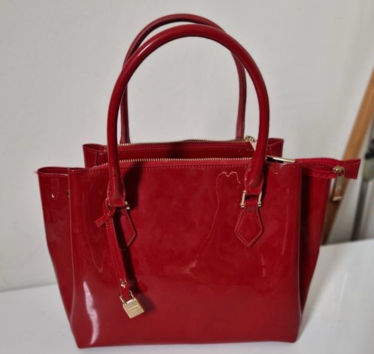 Sac a main rouge vernis vif❤️❤️❤️