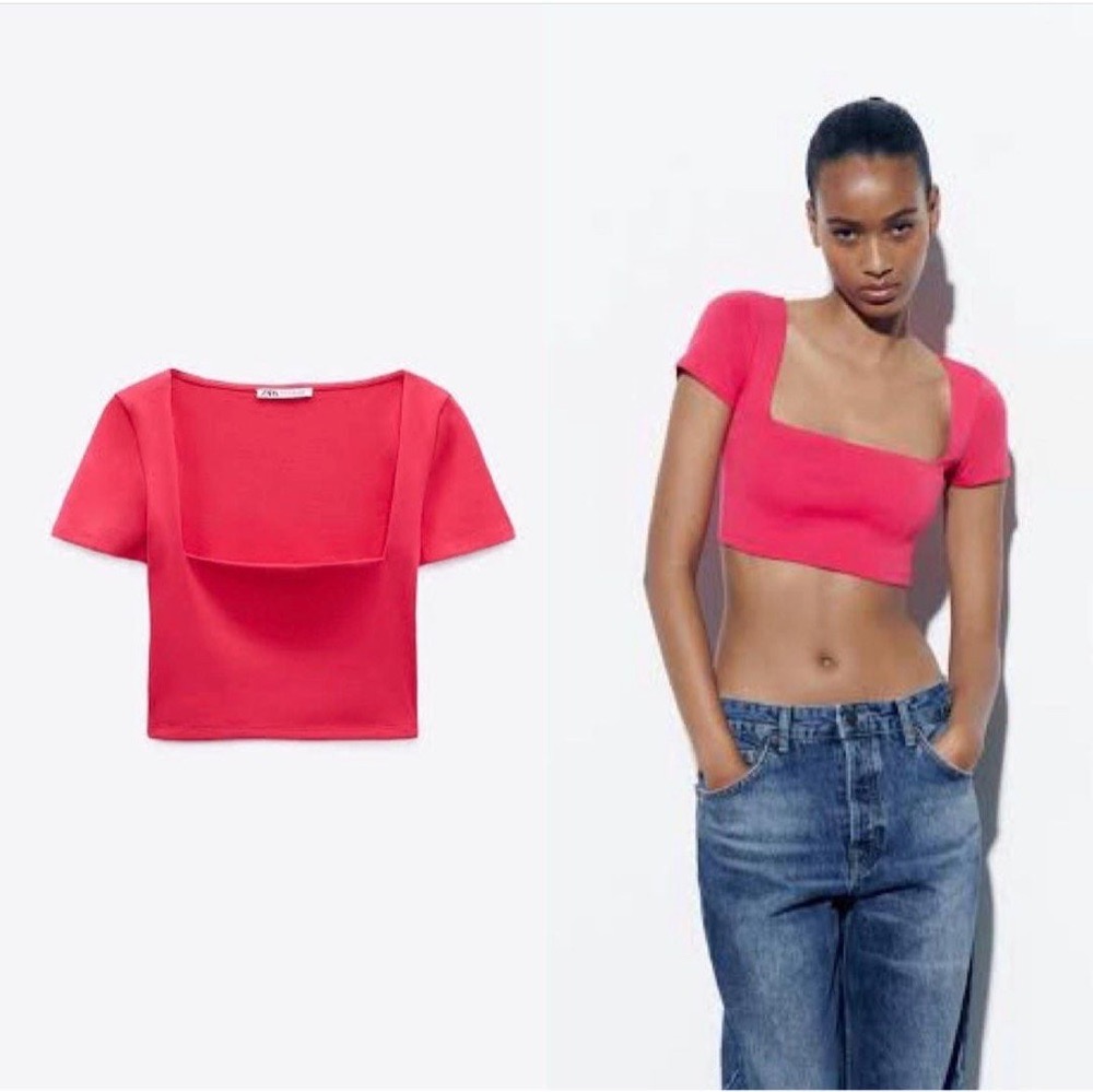 Square Neck Crop Top ✨💖