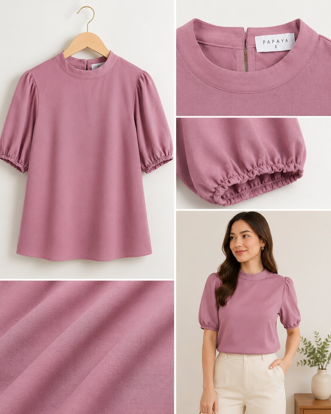 Blouse Papaya rose poudré 💗✨