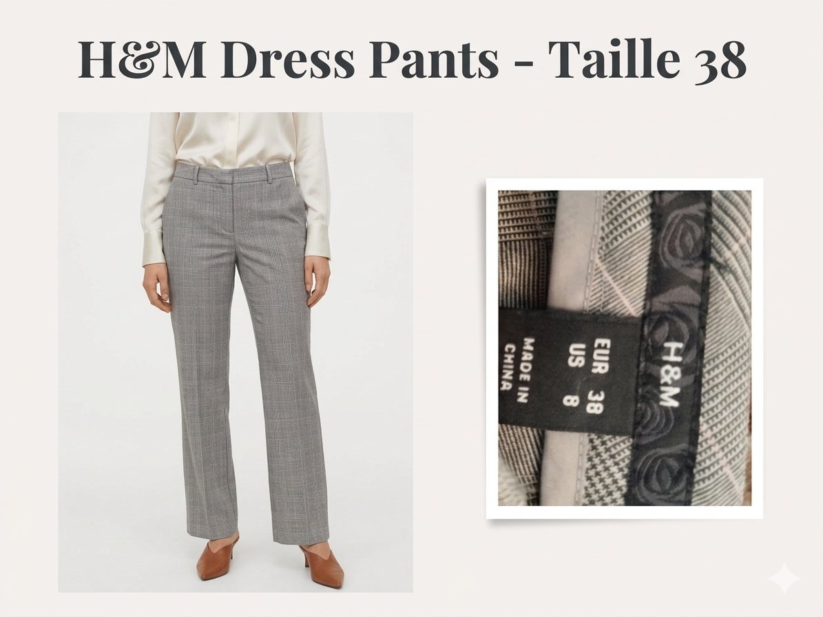 ✨ Pantalon H&M original – Taille 38 ✨