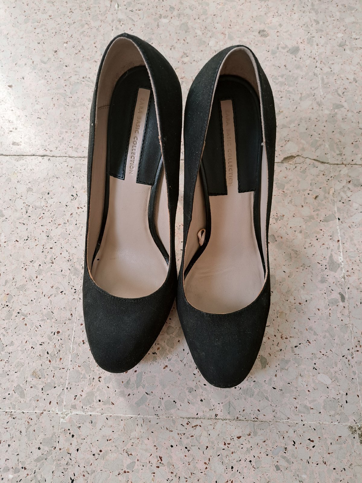Chaussures talon noir zara