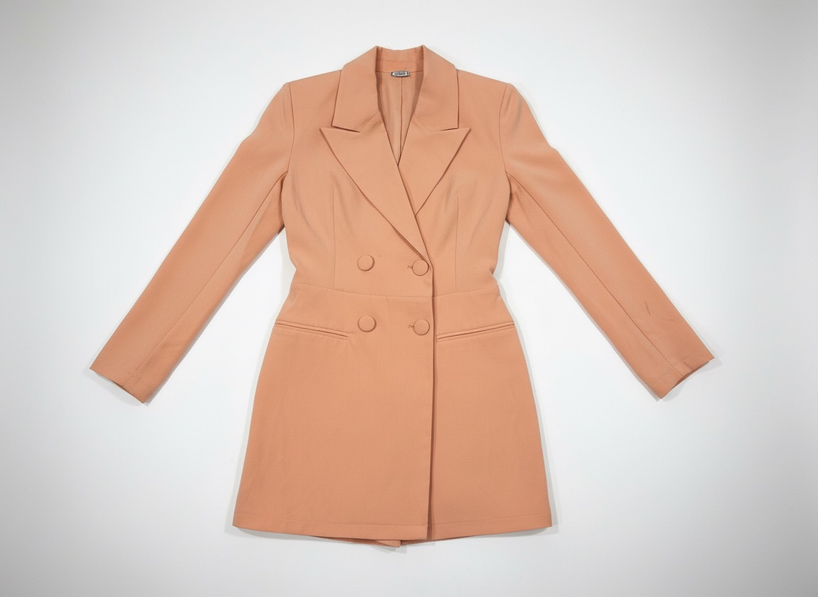 Combi chort avec manche couleur orange pastel mazyen qllekher fl denya 