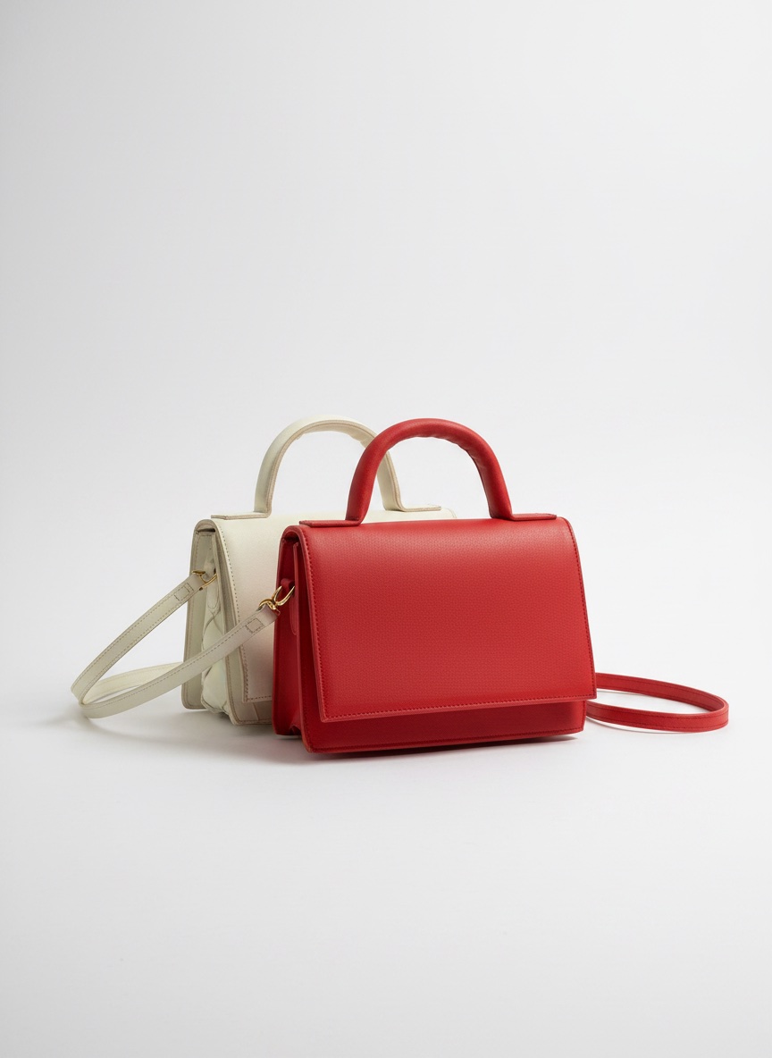 Deux sac a main  rouge est blanc neuf