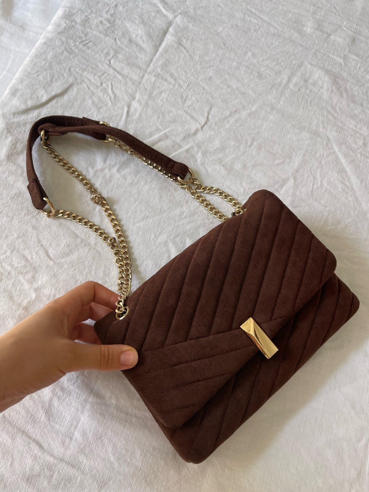 Sac dain marron neuf a vendre 